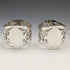 British Vintage Silver Plated Napkin Ring Pair